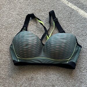 Victoria's Secret Green and Black Sports Bra